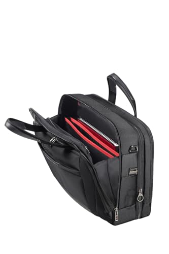 Image of SAMSONITE Pro-dlx 15.6 inch 17 /23 Ltrs Black Softsided Briefcase (PRO-DLX 5 LP.BHNDL 15.6 EXP-BL)