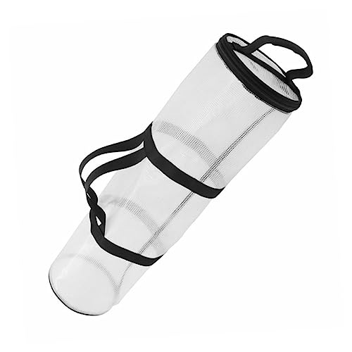 FOMIYES Gift Wrapping Paper Organizer PVC Nylon Xmas White Bag