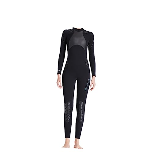 Anneome Zipper Diving Suit for Women 3mm Long Sleeve Full Body Wetsuit for Swimming Snorkeling