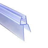 Modello B Guarnizione Sottoporta per box doccia lunga 90 cm per vetro da 6 mm Coda Morbida larga 18 mm Tagliabile