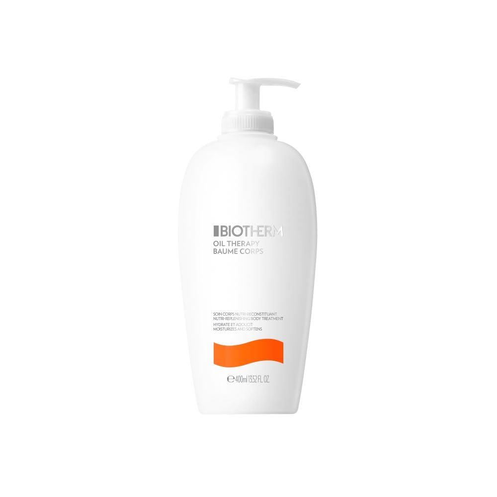 Biotherm x Kérastase Trockene Haut Set, Biotherm Oil Therapy Baume Corps Bodylotion, Körperlotion für intensive Feuchtigkeitspflege, 400 ml & Kérastase Nutritive, Serum für trockene Kopfhaut 90 ml