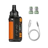 Eleaf iSolo Air 3 Kit Sigaretta Elettronica 40W Batteria Integrata 1600 mAh, Refill Superiore, Display TFT e Potenza Regolabile senza nicotina Non contiene e-liquid (Orange)