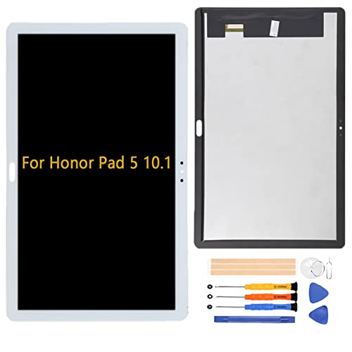 A-MIND for Honor Pad 5 10.1 AGS2-AL00HN Screen Replacement LCD Display Touch Digitizer Full Assembly with Screen Protect and Repair Tool Kits(White)