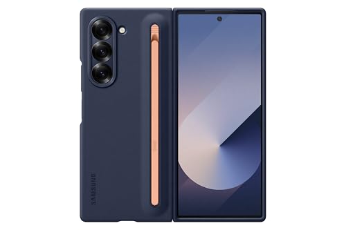 Samsung S Pen Case EF-OF95P for Galaxy Z Fold6, Smartphone Cover, Mobile Phone Case Including S Pen and Replacement Tips, Protective Case, Shockproof, Navy