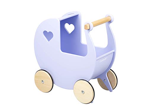 Preisvergleich Produktbild MOOVER MOOV-210263 Holz-Puppenwagen, Flieder