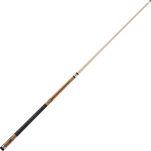 Viper By Gld Products Sinister 58" 2-Piece Billiard/Pool Cue, Natural Ash With Amber/Black Points, 21 Ounce (50-1252-21) #TOP1