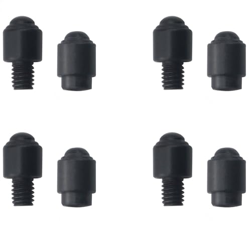 CHENJIN 4PCS Stainless Steel Folding Knife Screws Replacement Titanium Thumb Studs Folding Knife Accessories DIY for updating or Repairing Old Equipment Black