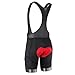 Bicycle Bib Shorts Cycling Man Overalls Men Braces Bike Tights Male Clothing for Men(L) Black