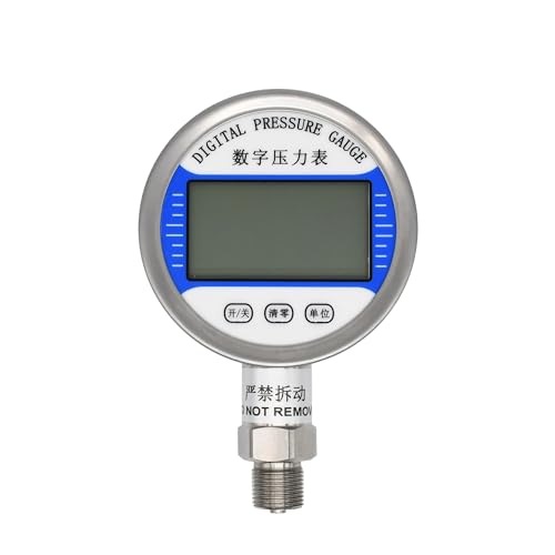 Manómetro digital 0-30MPa de acero inoxidable para presión neumática e hidráulica