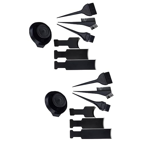 SOESFOUFU 2sets Hair Dyeing Bowl Hair Coloring Bowls Set Dyeing Board Hairdressing Kit Scalp Protection Easy Clean 7pcs*2