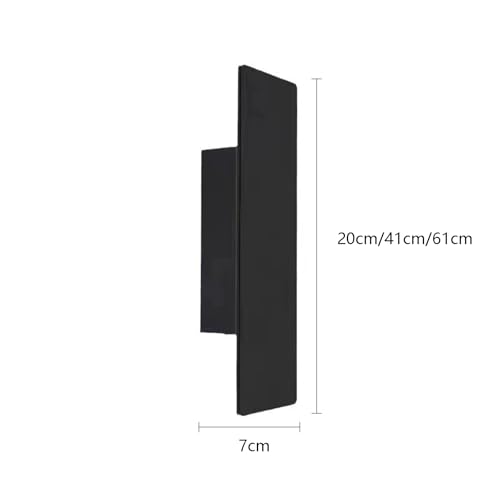 Éclairage mural noir moderne applique murale extérieure étanche IP65 salon - 5