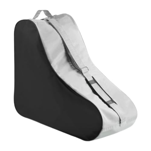 F Fityle Bolsa organizadora para Patines de Ruedas para niños, Accesorios de Patinaje con asa, Almacenamiento de Viaje para Patines en línea y Zapatos de, Negro