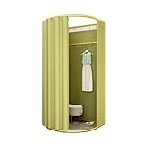 Qxmiguel Prüfraum Tragbarer Umkleideraumboden mobiler Ankleideraum Faltbarer Sichtschutz Compatible with Bekleidungsgeschäfte Einkaufen Umkleidezimmer(Fruit Green,85x80cm)