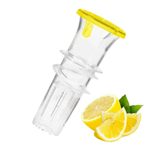 Exprimidor manual de exprimidor, mango de cítricos con lid, extractor de compacto, ABS de grado alimenticio, fácil de usar para el hogar y el restaurante