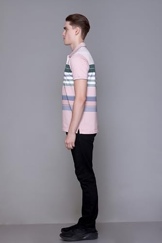 Image of SANE ORIGINALS Polo T-Shirt for Men with Pocket || Striped Polo for Men