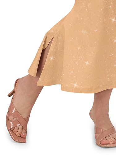 Image of Mehrang Stretchable Shimmer Saree Shapewear Petticoat for Women, Skirts for Women,Shape Wear Dress for Saree