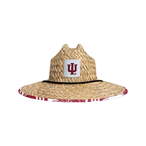 Image of FOCO NCAA Mens NCAA College Team Logo Floral Straw Sun Hat