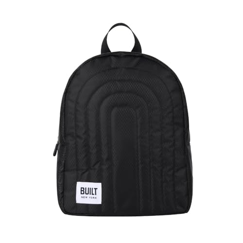 Built Bltlnchbpkpblk Puffer Rucksack Cool Bag, Plastic, 10 liters, Black