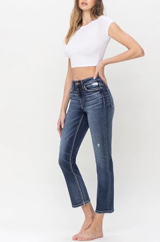 Flying Monkey - Benefactor - High Rise Ankle Slim Straight Jeans - F52234
