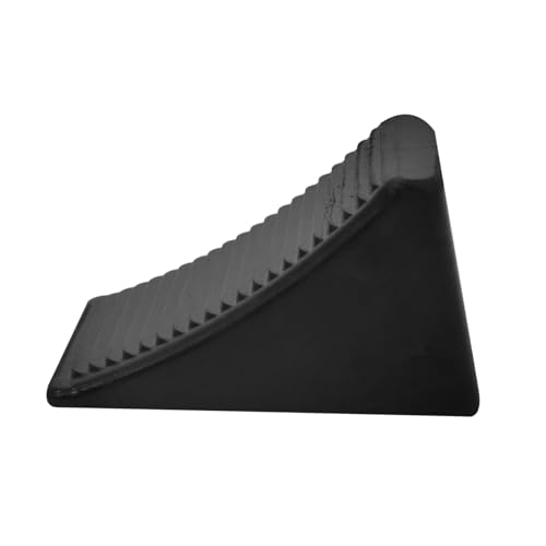 ERINGOGO Cuneo Per Ruote in Gomma Resistente 160x95x95 Mm, Blocco Antiscivolo Triangolare Per Auto, Camper e Rimorchi, Accessorio Sicurezza Per Pendii e Salite, Facile Da Trasportare e Utilizzare