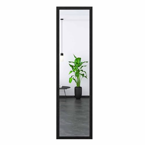 Beauty4U Full Length Mirror Wall Mirror Full Body Mirror Explosion-Proof Wall Mounted Hanging Mirror For Dorm With Rectangular Float Framed For Room Decor thumb #7