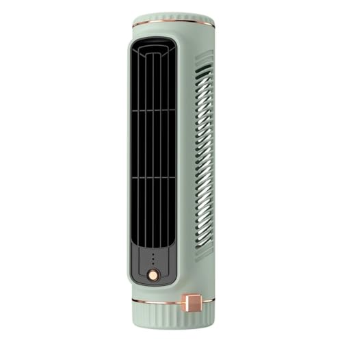 Ventilador Torre Escritorio Silencioso 3 Velocidades Ajustables USB Recargable
