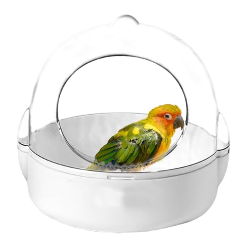 Samuliy Casa transparente para pájaros, jaula para pájaros, nidos desmontables para jaulas, jaula de pájaros, casa para tortolitos, cacatúa, conure loro