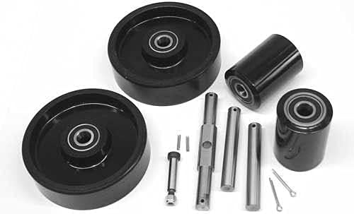 GPS Complete Wheel Kit for Manual Pallet Jack - Fits Wesley Pallet Mule