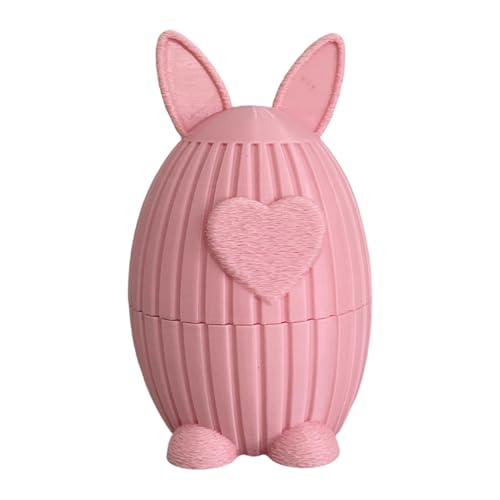 Tktouci Bol à Bonbons Lapin - Support de Service Mignon en Forme de Lapin de Pâques Réalisé par Impression 3D | Coupe à Friandises | Pour Table de Fête...