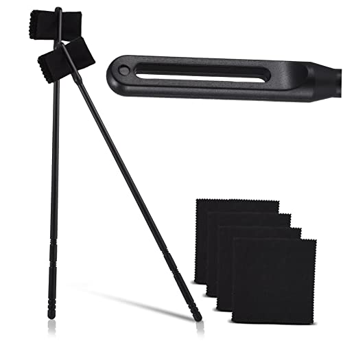 Toddmomy 1Set Cleaning Rods Cloths for Flute Maintenance Durable Reliable Cleaning Tools for Sax Clarinet Wind Instruments