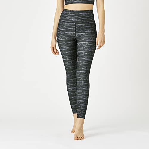 Speedo フィットネス水着 Breaks Across GP HW Leggings ブレイクスアクロスグラフィックハイウエストレギンス レディース SFW82272 チャコールグレイ L