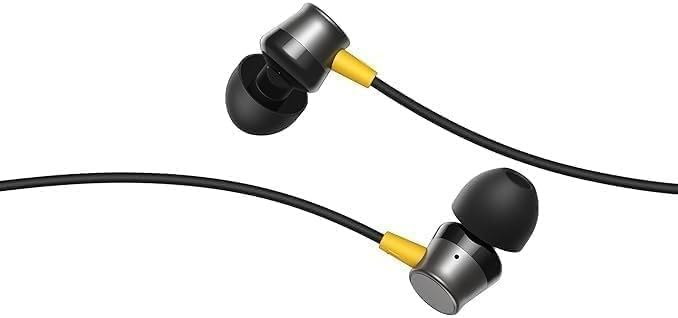 Image of Original Earphone for Realme Buds 3 Type C Wired Earphone in Ear, Built in Mic for Clear Calls, Tangle Free, & Stable Wired Connectivity (Black)
