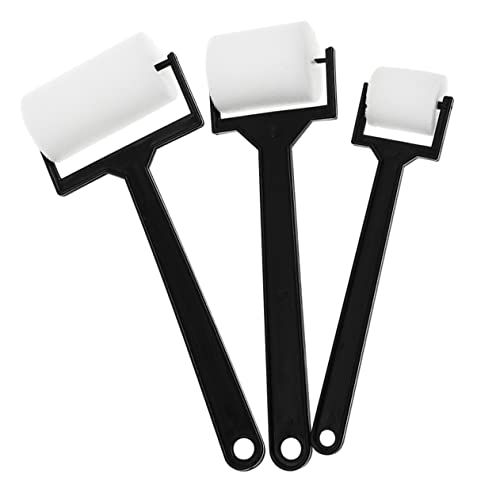 Homoyoyo 9Pcs Sponge Roller Painting for Washable Brushes for Art Class Home DIY Graffiti Supplies with Various for Creative Pattern Making