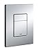 Produktbild GROHE Abdeckplatte mit Drucktaste (Original Ersatzteil, Langlebig, Robust, Herstellergarantie: 5 Jahre), Chrom, 42371000