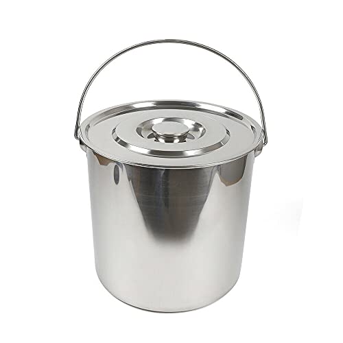 KEESUNG 20L Edelstahl Speisenwärmer - Warmhaltebehälter Mit Deckel Für Getränke