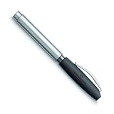 Griffstück mit Softlack Faber Castell 148462 - Tintenroller Basic aus Metall, silber matt