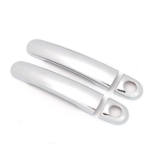 Cubiertas de manija de puerta con acabado plata premium de alta durabilidad para Seat Ibiza 1