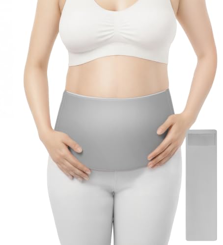 Baby Noah Post Surgery Abdominal Wrap, Hot Cold Therapy C-Section Belly Band for Postpartum, Hysterectomy Recovery Must Haves Ice Gel Belt, Incision Pain Relief, Adjustable 25-50" Waists
