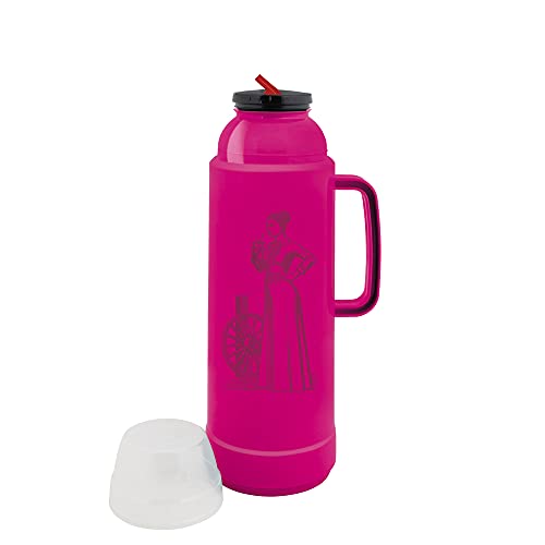Garrafa Térmica Use Farroupilha Rosa Prenda 1 Litro
