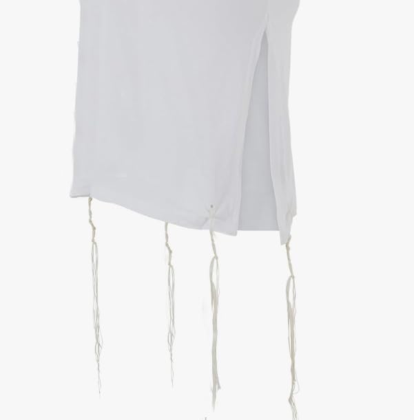 2 Pack White Men's Tzitz T4