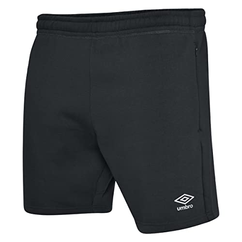 Umbro Men's Club Leisure Shorts, black/white, 4XL