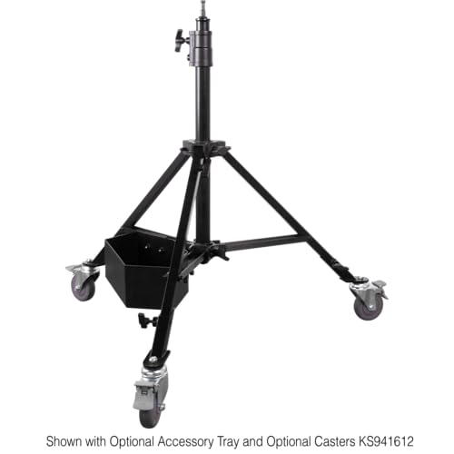 Image of Kupo Compact Steadicam Stand for Stabilizers Sliders and Lighting, Leveling Leg Design, Removable Moses Pole, Supports 79lbs, Max Height 55.5 inch, Compact 32 inch Storage - Black (KS108011)