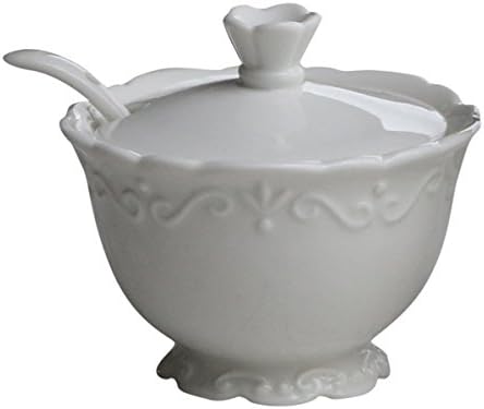Chic Antique Cukierniczka z łyżeczką "Provence" porcelana pudełko na cukier