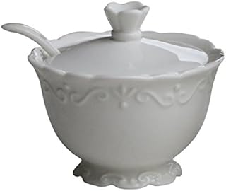Chic Antique Cukierniczka z łyżeczką "Provence" porcelana pudełko na cukier