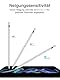 KEEPRO Stift für ipad 2018-2025, Schnellladefunktion, Palm-Ablehnung, Pencil für iPad A16/11/10/9/8/7/6, i-Pad Mini 7/6/5, iPad Air M3/M2 11/13/5/4/3, iPad Pro M4 13/12.9″/11″