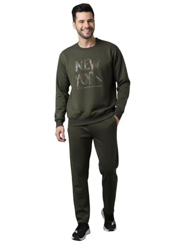 Image of Mack Jonney Graphic Print Track Suit for men | Co-ord Set | Warm Fleece Tracksuit Set | Full Sleeve Sweatshirt