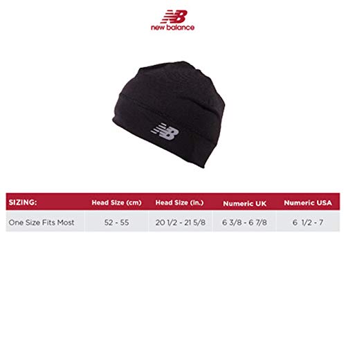 New Balance Lightweight Running/Athletic Skullcap Hat, Beanie, Cap Black #TOP2