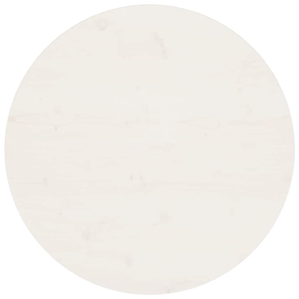 Tablero blanco Ø70 x 2,5 cm madera maciza de pino tablero de madera maciza DIY proyectos de madera natural mesa para escritorio mesa de comedor