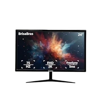 Monitor Gamer 24" IPS AMD FreeSync 75Hz 2K Full Hd Ultrafino, HDMI, DP, P2(24")