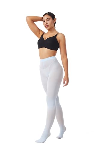 Image of Frola Semi Opaque Tights for Women 40 Denier Matte Solid Color Pantyhose Soft Stockings Nylons Under Dress